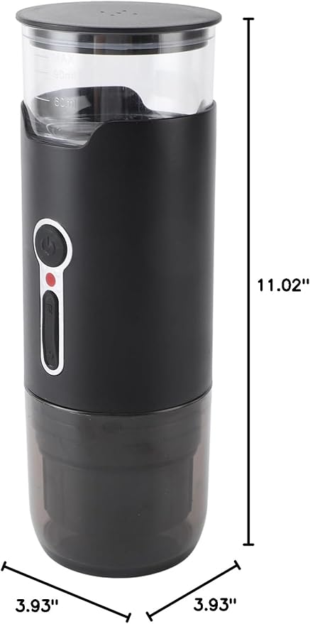 Haofy Portable Rechargeable Mini Coffee Maker 15 Bar Pressure Electric USB Coffee Machine Lithium Battery 1500mAh Capsule Flavor Variety (American Non Heating)