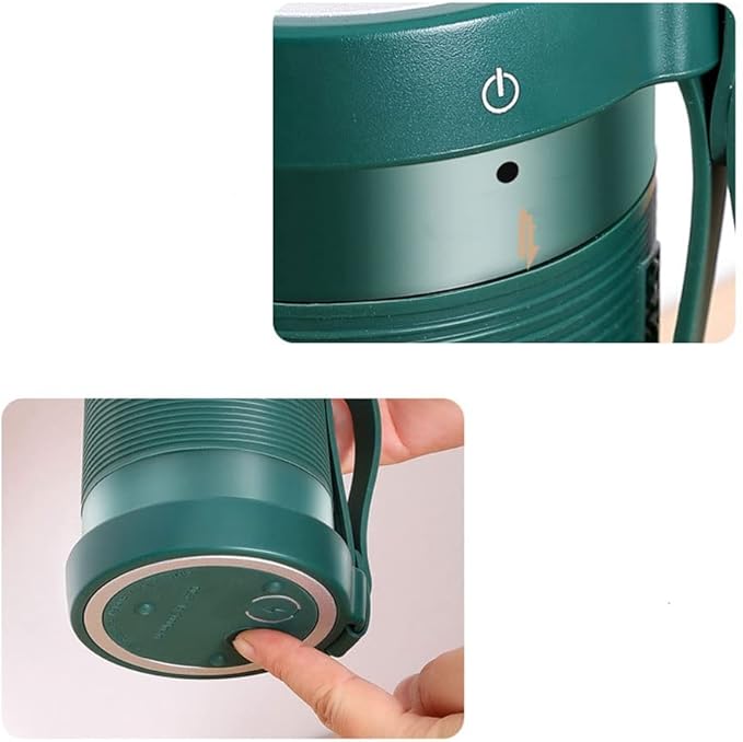 Portable Blender Personal Mini Juice Blender USB Rchargeable Juicer Cup Blender Home/Office/Outdoors (Color : Green)