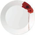 Narumi 52214-5918 Spring Field Plate 9.4 inches (24 cm) Red Anemone Cute Lunch Plate One Plate Dinner Microwave Safe Dishwasher Safe Made in Japan