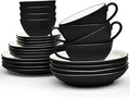 Noritake Colorwave Graphite 24-Piece Dinnerware Set Service for 4