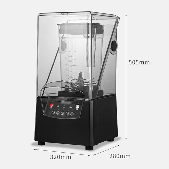 Commercial Milkshake Smoothie Maker Kitchen Food Blender 2200W High Power Home Commercial High Speed Blender Built-in Timer Smoothie Maker
