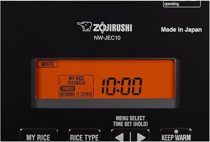 Zojirushi NW-JEC10BA Pressure Induction Heating (IH) Rice Cooker &amp Warmer 5.5-Cup Made in Japan