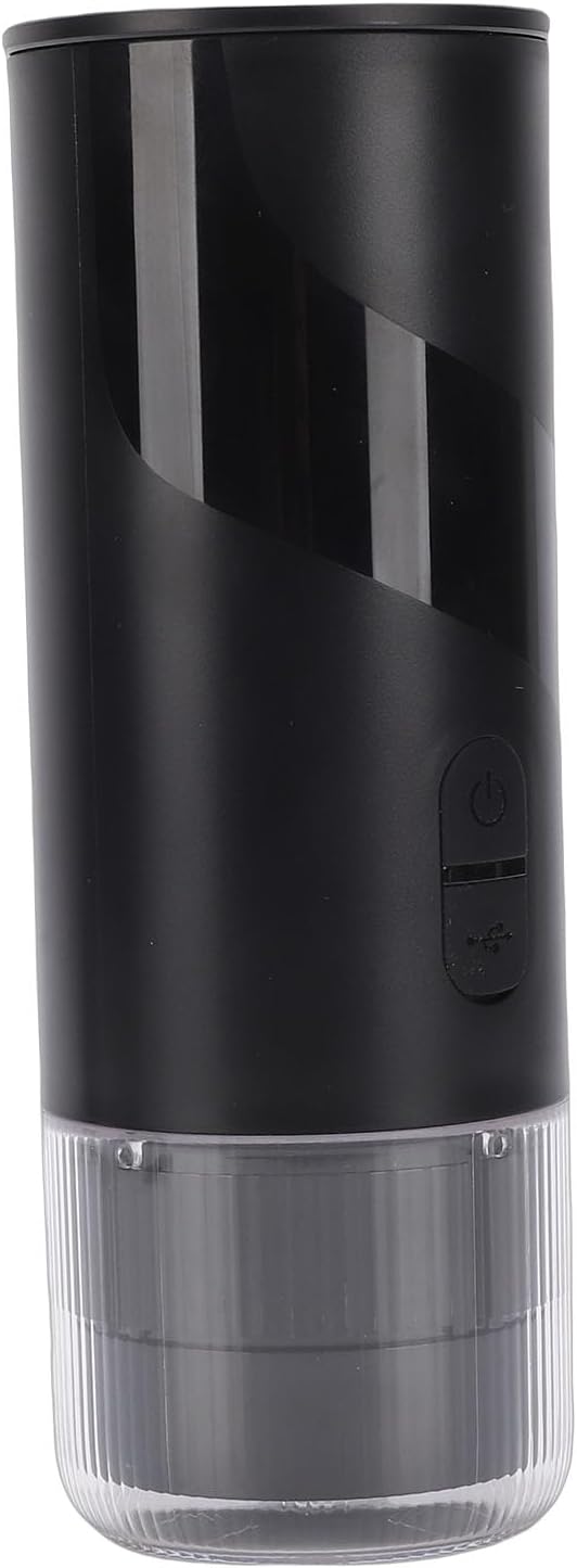 Portable Coffee Maker 304 Stainless Steel Handheld Coffee Machine Capsule Maker with USB Rechargeable Battery Ideal for Outdoor Camping Car Travel &amp Gym