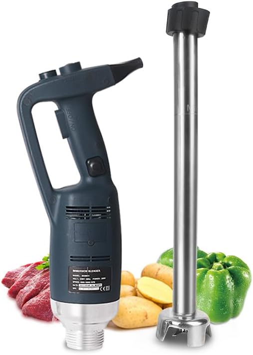 Variable Speed Heavy Duty Electric Stick Blender 500W Commercial Immersion Blender Hand Blender with 500mm Stick