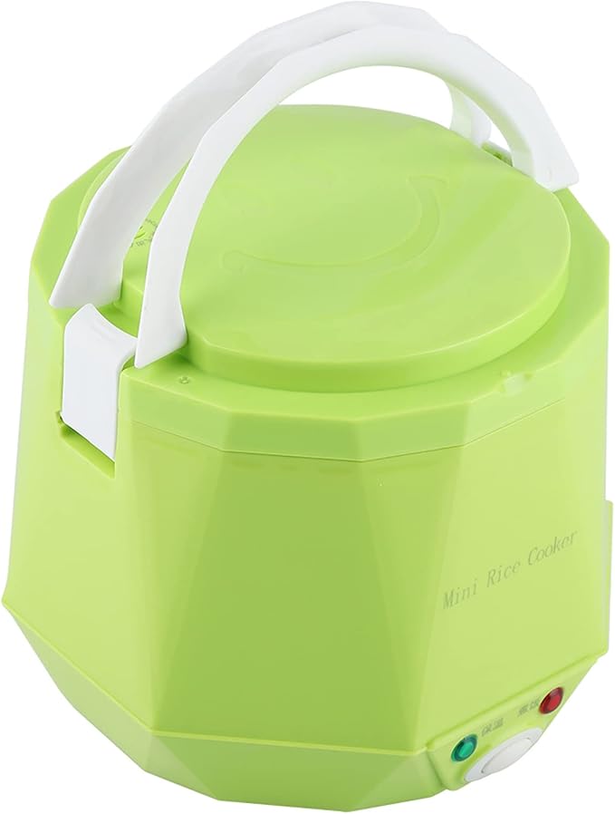 1.6 Liter Truck Rice Cooker Portable Food Steamer Portable Rice Cooker 24V 140W Electric Food Steamer Hot Rice Anytime For Truckers (green)