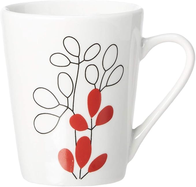 Gibson Scarlet Leaves 12 pc Dinnerware Set