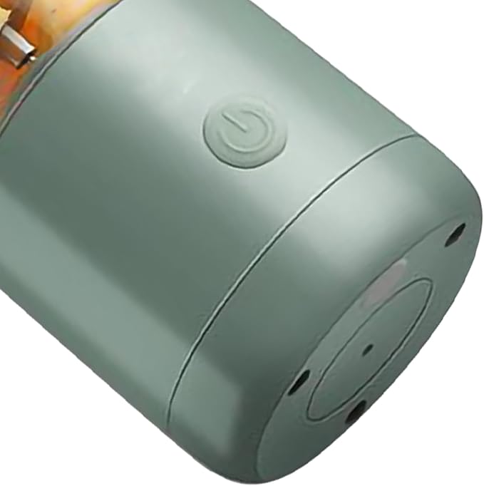 Zerodis Portable Blender High Speed Rotation Multifunctional USB Electric Juicer for Home Travel 400ml Juice Extractor with travel blender for fruits and vegetables (Double-edged)