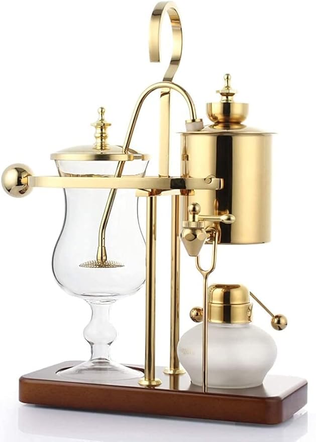 Coffee Maker Home Business Creative Manual Coffee Machine Coffee Pot Set Coffee Machine Manual Two Colors Optional Coffee Machine (Gold A)