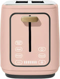 2 Slice Toaster Touch-Activated Display Extra Wide Slots Bagel Function Stainless Steel Kitchen