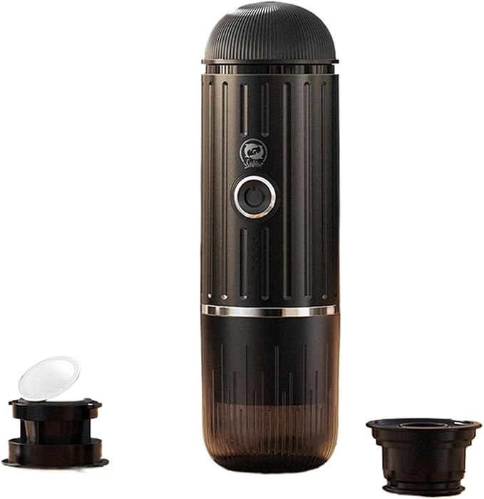 WL Portable Espresso Coffee Machine 19 Bar Automatic Heating Capsule &amp Ground Travel Coffee Maker Compatible With Camping Office