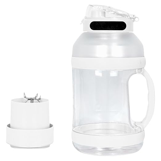 Powerful Portable Juicer Maker - 2000ml Capacity USB Rechargeable Blender Smoothies Juices - Ideal Home Office Outdoor Use(01)