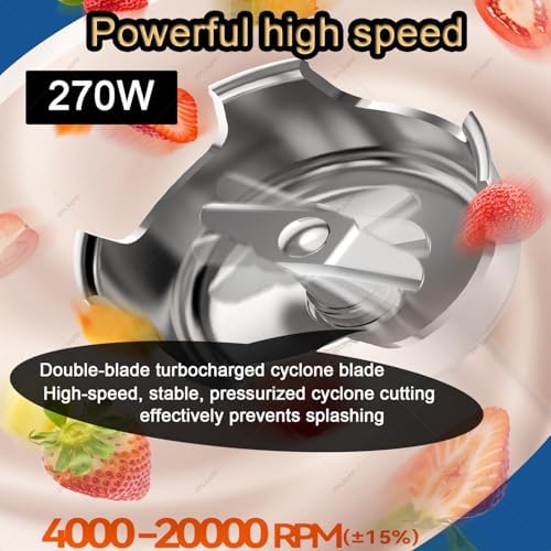 270W Stick Blender 20000 RPM Variable Speed Hand Mixer with Whisk Perfect for Cooking Baking &amp Baby Food Ideal for Restaurant &amp Kitchen Use
