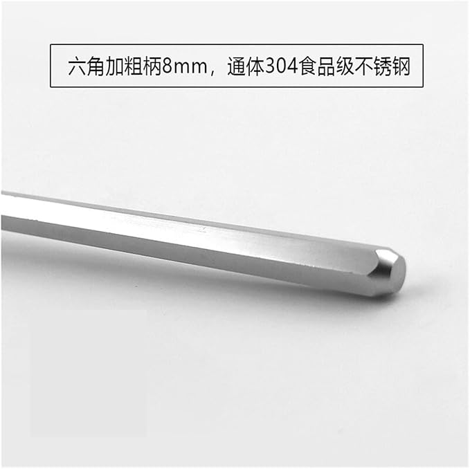 Blender Accessories Food Grade Extended and Thickened Lantern Egg Balls and Batter Pot Base Flashlight Drill Mixing Rod(40cm Four Piece Rod)