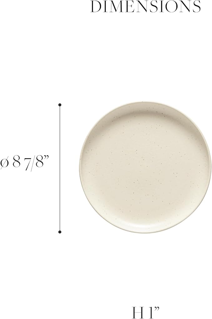 Casafina Ceramic Stoneware 18-Piece Place Setting Service for 6 with Cereal Bowls - Pacifica Collection Cayenne | Microwave &amp Dishwasher Safe Dinnerware Set | Food Safe Restaurant Quality Tablewa
