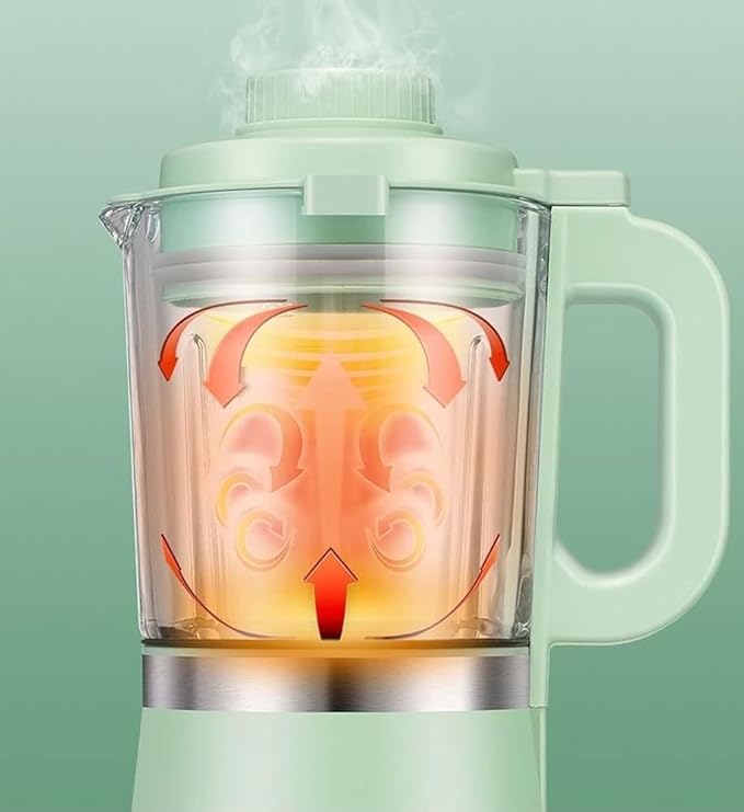 Kitchen Juicer Machine Blender with Automatic Heating for Rice Paste Smoothies Frozen Dessert SoupFruits and Vegetables - Juice Wall Breaking