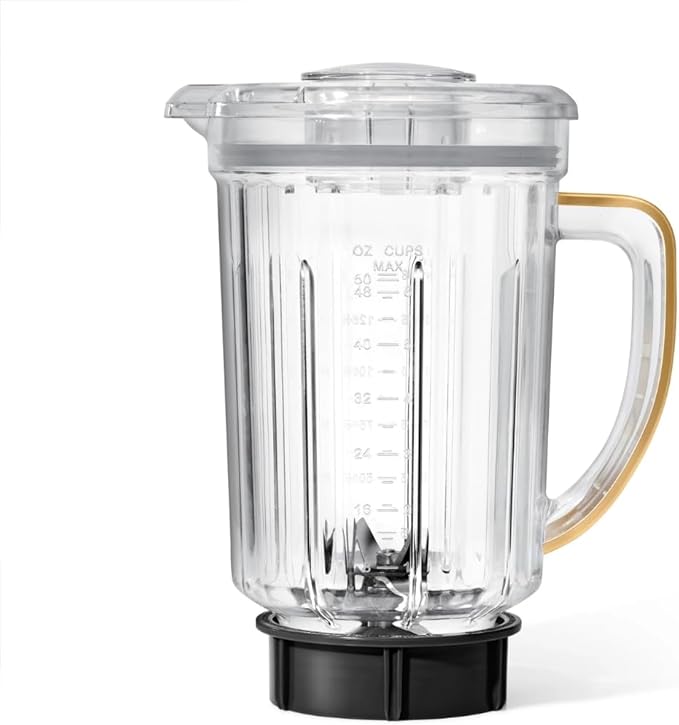 PowerExact Blender System with PrecisionSense Technology 700W Motor 50oz Tritan Jar 20oz Personal Cup Stainless Steel Blades (Black Sesame)