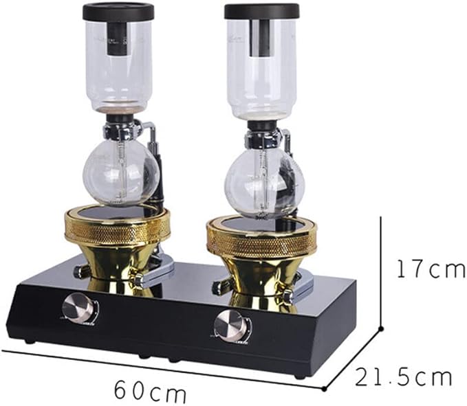 RUNAAJA 110V Halogen Beam Heater Infrared Heat Burner Syphon Coffee Heater Beam Heater for Coffee Syphon (Double Head)