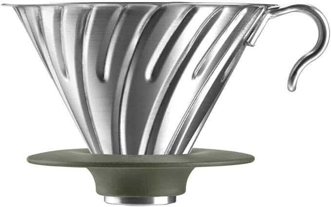Hario Outdoor V60 Metal Dripper 02 Silver