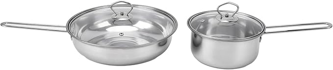 Stainless Steel proof Stick Proof Cookware Set Thickened Pots Pans for Home Kitchen Restaurant