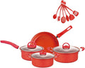 Non Stick Pots and Pans Set 13 Pieces Kitchen Utensil Set Kitchen Cookware Gifts213 Pc-4-13 pc