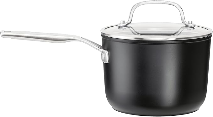 KitchenAid Hard Anodized Induction Nonstick Cookware Pots and Pans Set 10 Piece Matte Black