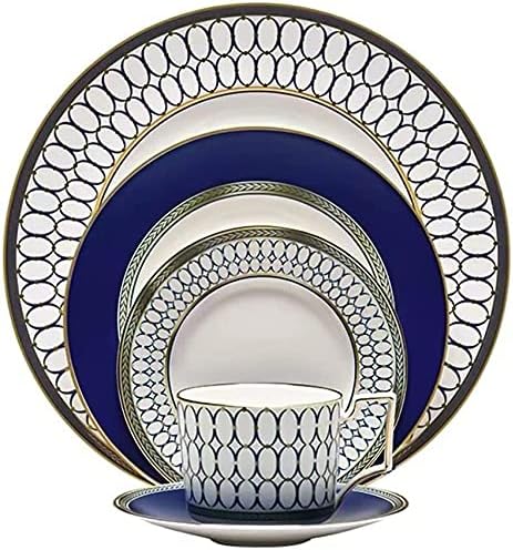 Dinner Set for Family Party Hotel Restaurant 5 Pcs Chinese Style Dinnerware Set Household Phnom Penh Ceramic
