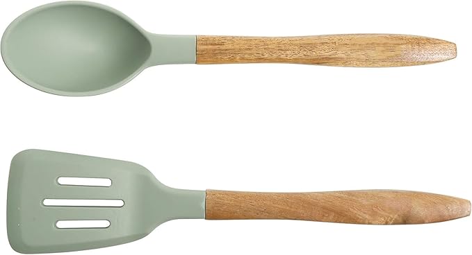 7 Piece Nonstick Aluminum Cookware Set Mint Green Pots and Pans Induction Compatible Kitchen Essentials (Mint Green)