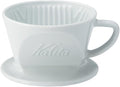 Carita Kalita Coffee Dripper Hasami Pottery for 1 to 2 People Made in Japan #01010 Drip Equipment #01010 For 1 Person 2 People 1 Cup 2 Cups Porcelain Stylish Camping Outdoors Coffee Shop