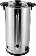 Coffee Maker Premium Commercial Coffee Machine Large Stainless Steel Catering Hot Water Boiler Tea Urn For Cafes Buffets Offices Hotels Kindergartens Outdoor Tea Houses Camping (25L)
