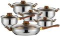 Multi Stove Type Use Cookware Sets Stainless Steel Soup Pot Kitchen Household Set