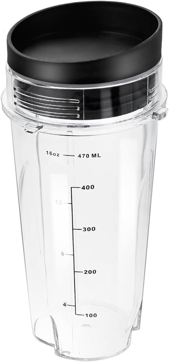 16oz Blender CupsCompatibility For Nutri Ninja Cup With Scale And Sip Lid For BL-770/780/660/740/810