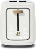 2 Slice Touch Screen Countertop Toaster White Ice 19029