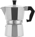 Octagonal Aluminum Metal Mocha – Espresso Single-Valve Extraction Coffee MakerCompatible for Outdoor Household &amp Office Use