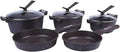 Solid 5pcs Stainless Steel Pots and Pans Sets Classic Cookware Set Cleanup Effortless