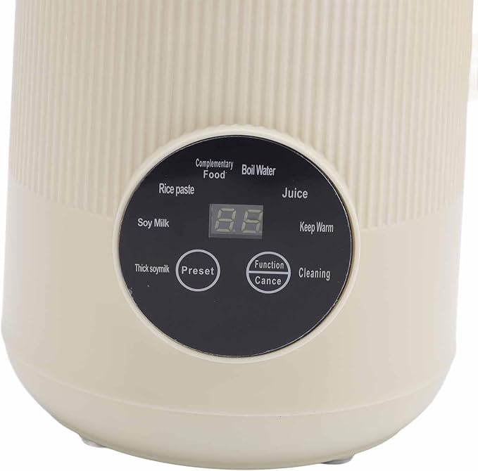 1200ml Automatic Nut Milk MakerAutomatic Cleaning Multifunctional Soybean Milk Machine with Timer for Fruits Vegetables and Soy Milk