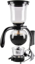 JITEM Cafetera Syphon Coffee Maker Japanese Style Vacuum Glass Siphon Pot Percolators 3 Cups Glass Tabletop Siphon Coffee Maker 500ml for Coffee or Tea