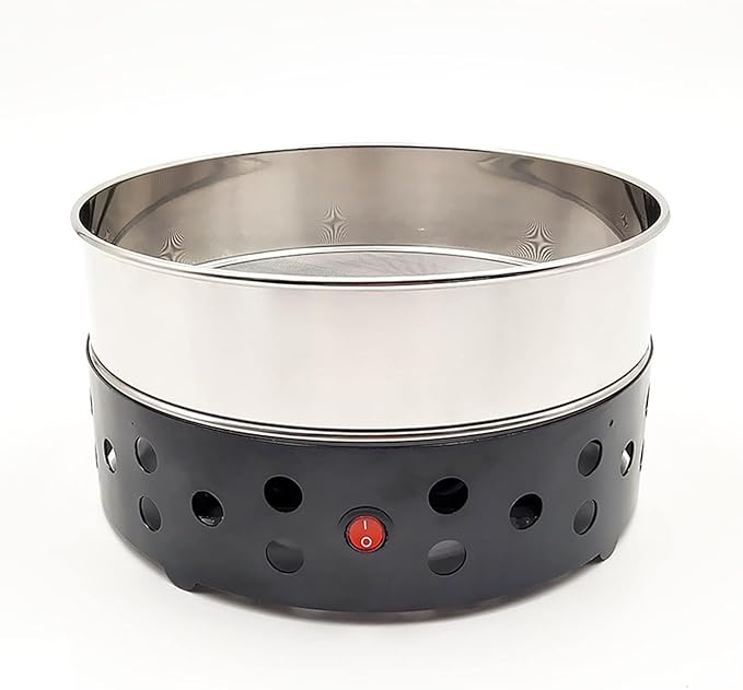Electric Coffee Bean Cooler Household Coffee Beans Roasters Cooling Machine With 304 Stainless Steel Mesh 1000G Double Layer Collect Coffee Chaff 110V US Plug (500G/1.1LB 110V)