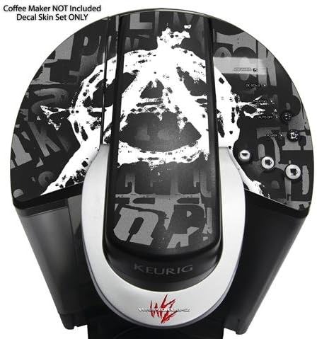 Decal Style Vinyl Skin compatible with Keurig K40 Elite Coffee Makers Anarchy (COFFEE MAKER NOT INCLUDED)