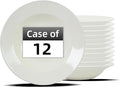 Stoneware Wide Rim Commercial Grade Dinnerware America White Pasta Bowl 16oz Case of 12