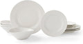 Sophie Conran for Portmeirion Dinner Set Porcelain White 27.9 x 27.9 x 2.5 cm