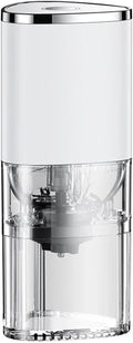 Portable Coffee Machine 2Pcs Portable Electric Coffee Grinder Household Detachable Coffee Bean Grinder Rechargeable Grinderfor Outdoor Travel Picnic(WHITE_TWO PACKAGING)