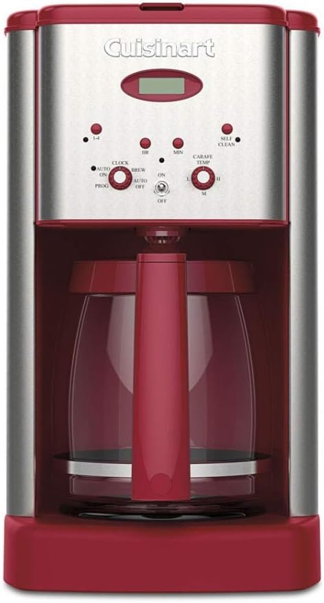 Cuisinart DCC-1200RT 12 Cup Brew Central Coffee Maker Red