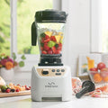 Princess House Vida Sana Blender for Smoothies Soups Dips and More 1500 Watts Stainless Steel Blade 4 Preset Functions Large Grey Professional Blender Easy Clean (White)