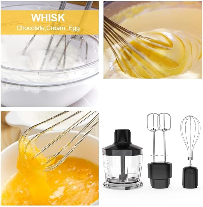 Professional Multi-purpose Mixer Cup Commercial Immersion Stainless Steel Blender Kitchen Hand Stick Blender Sets Hand Held Electric Mixer