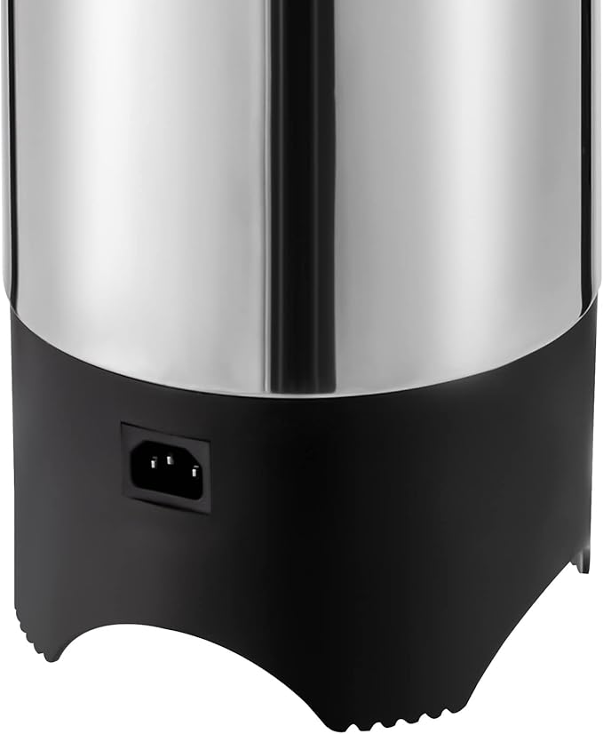 5.2L/175Oz Coffee Urn 304 Stainless Steel Coffee Machine 1000W Fast Heating Silver Coffee Maker with Removable Filter Use for Tea Hot Chocolate (110V)