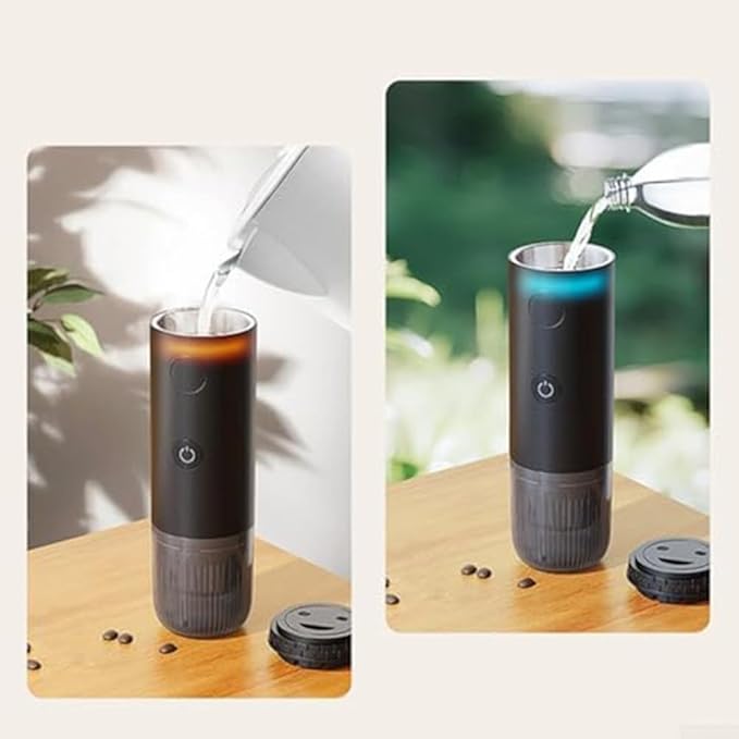 Portable Coffee Maker USB Powered with Travel Mug Style for Car Office Camping Quick Brewing Coffee Device
