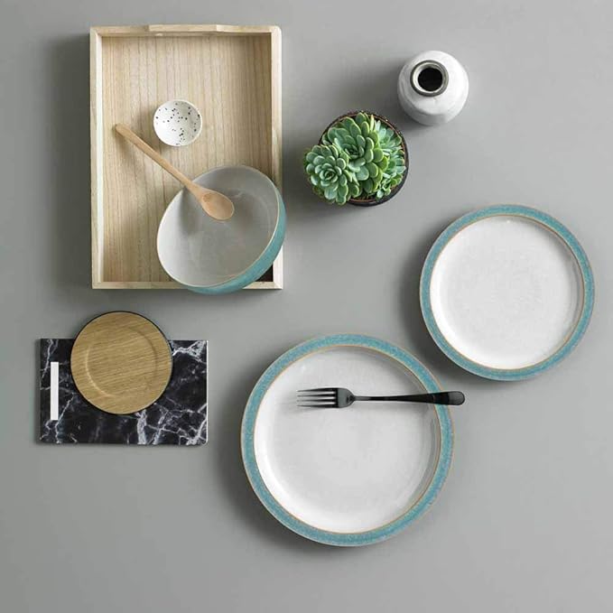Denby Elements 12 Piece Dinner Set Green