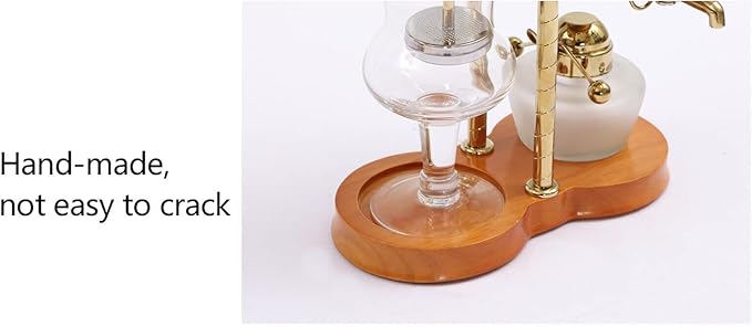 LYNICESHOP Belgian Coffee Pot Gold Belgium Royal Family Balance Syphon Coffee Tea Pot Maker Coffee Machine Set Belgium Luxury Royal Family Balance Syphon Siphon Coffee Maker