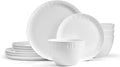 Mikasa Franklyn Bone China Chip Resistant 12 Piece Dinnerware Set Service for 4