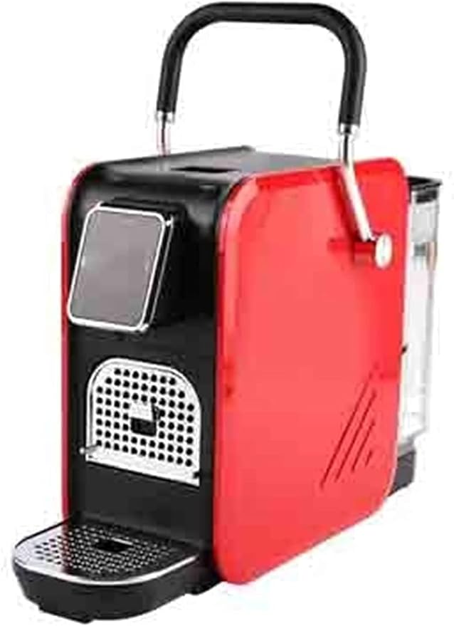 Coffee Machine Capsule Coffee Machine Small Automatic Multi-function Household Portable Capsule Coffee Machine Suitable For Home Office (Color : Rojo) 20240311